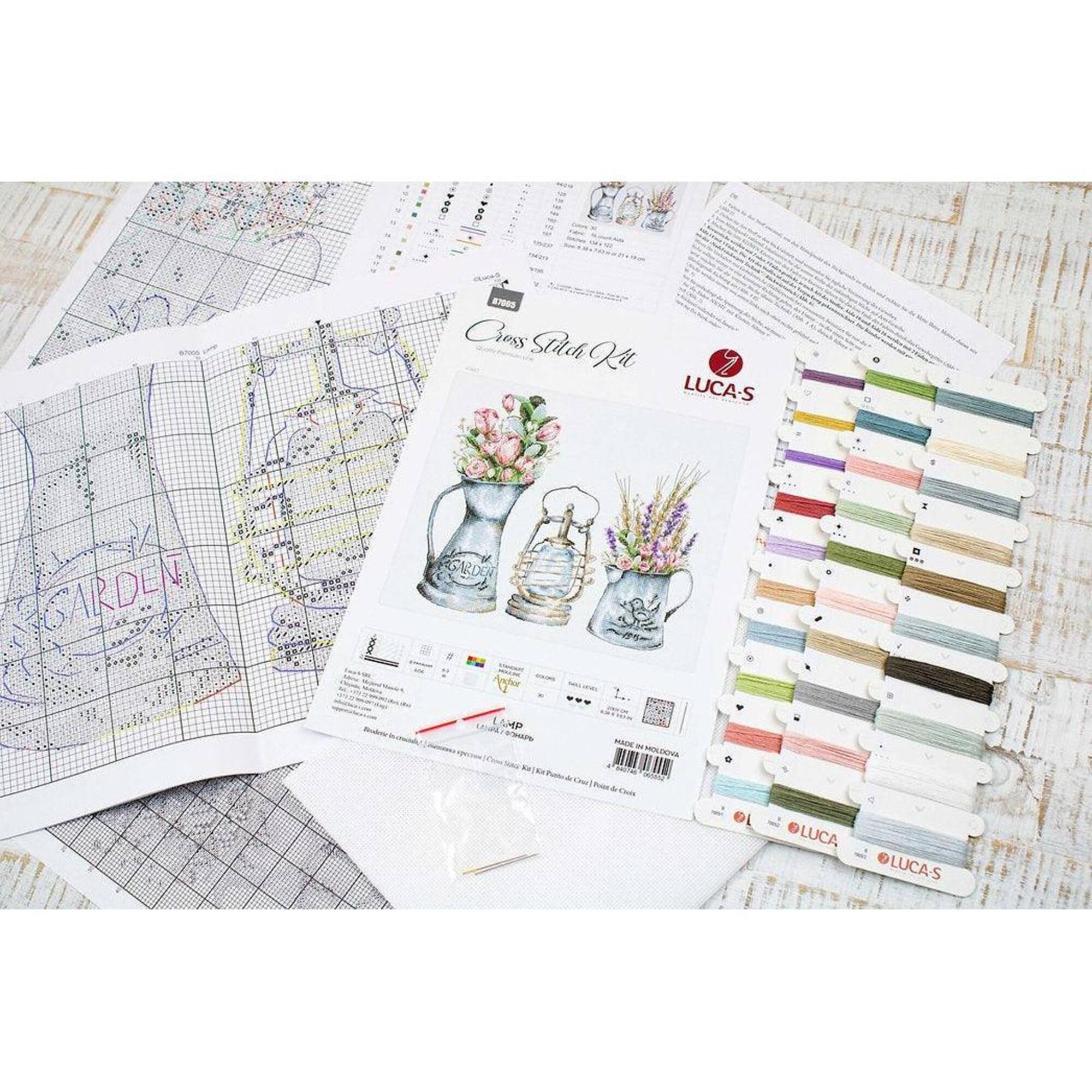 Luca-s Lamp Counted Cross Stitch Kit